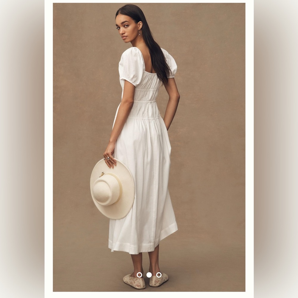 Reformation Rhett Dress in White, brand new without tags, never worn, no flaws. - Picture 2 of 16